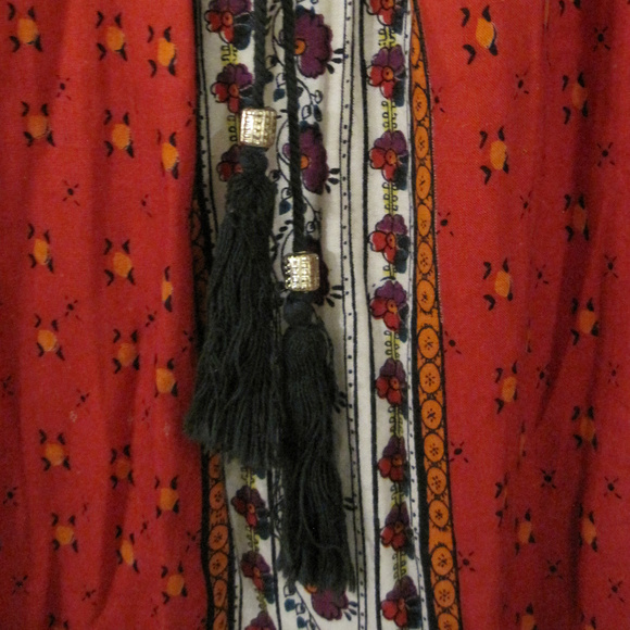 Ladies rayon print skirt-size large /long - Picture 7 of 7